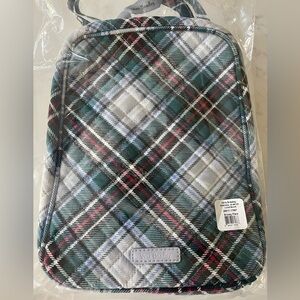 Vera Bradley Cotton Quilted Insulated Bag‎ Lunch Bunch Snowy Plaid New & Sealed